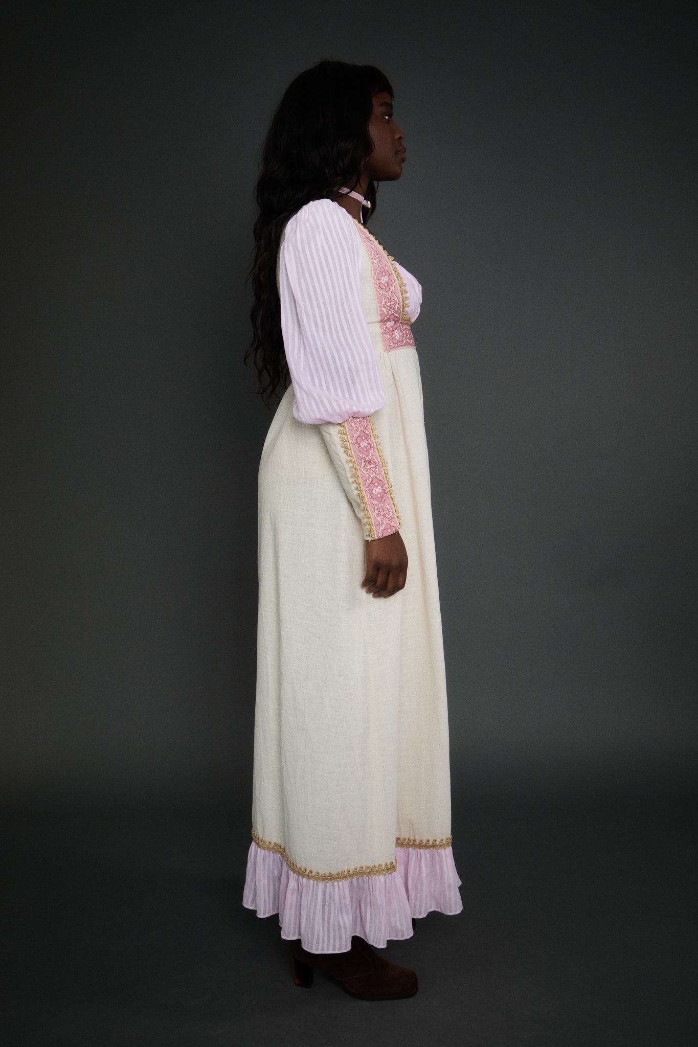 Clementine Linen Gown - M/L