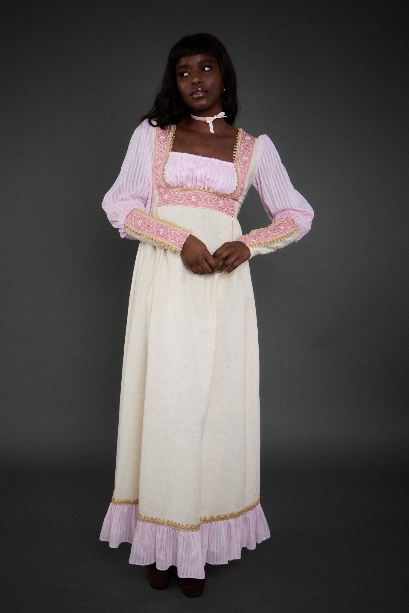 Clementine Linen Gown