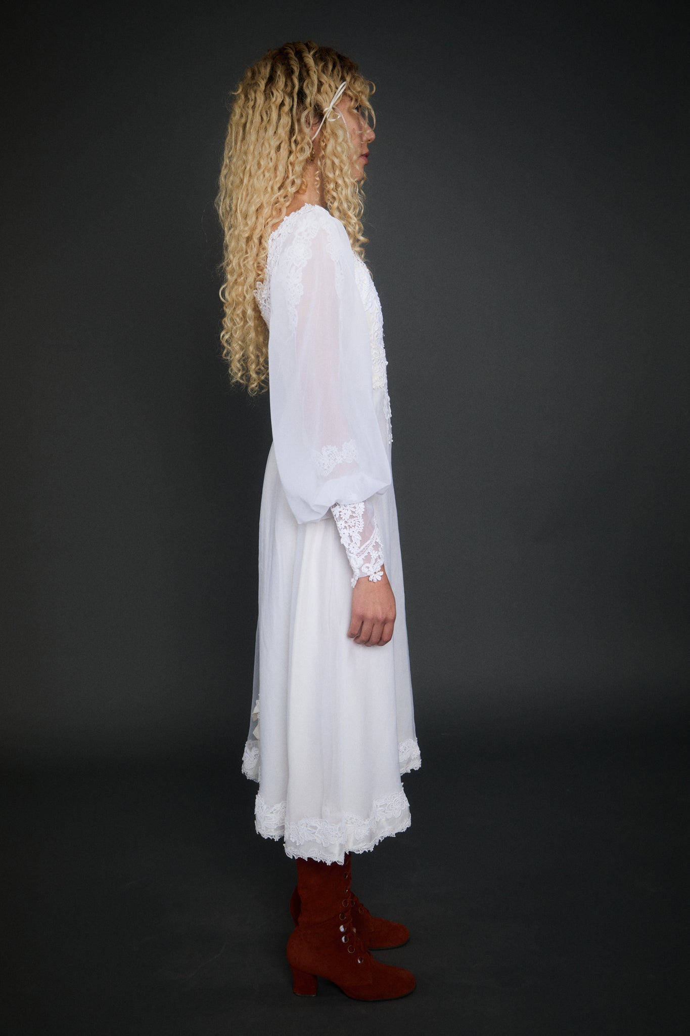 Rosetta Appliqué Gown - XS