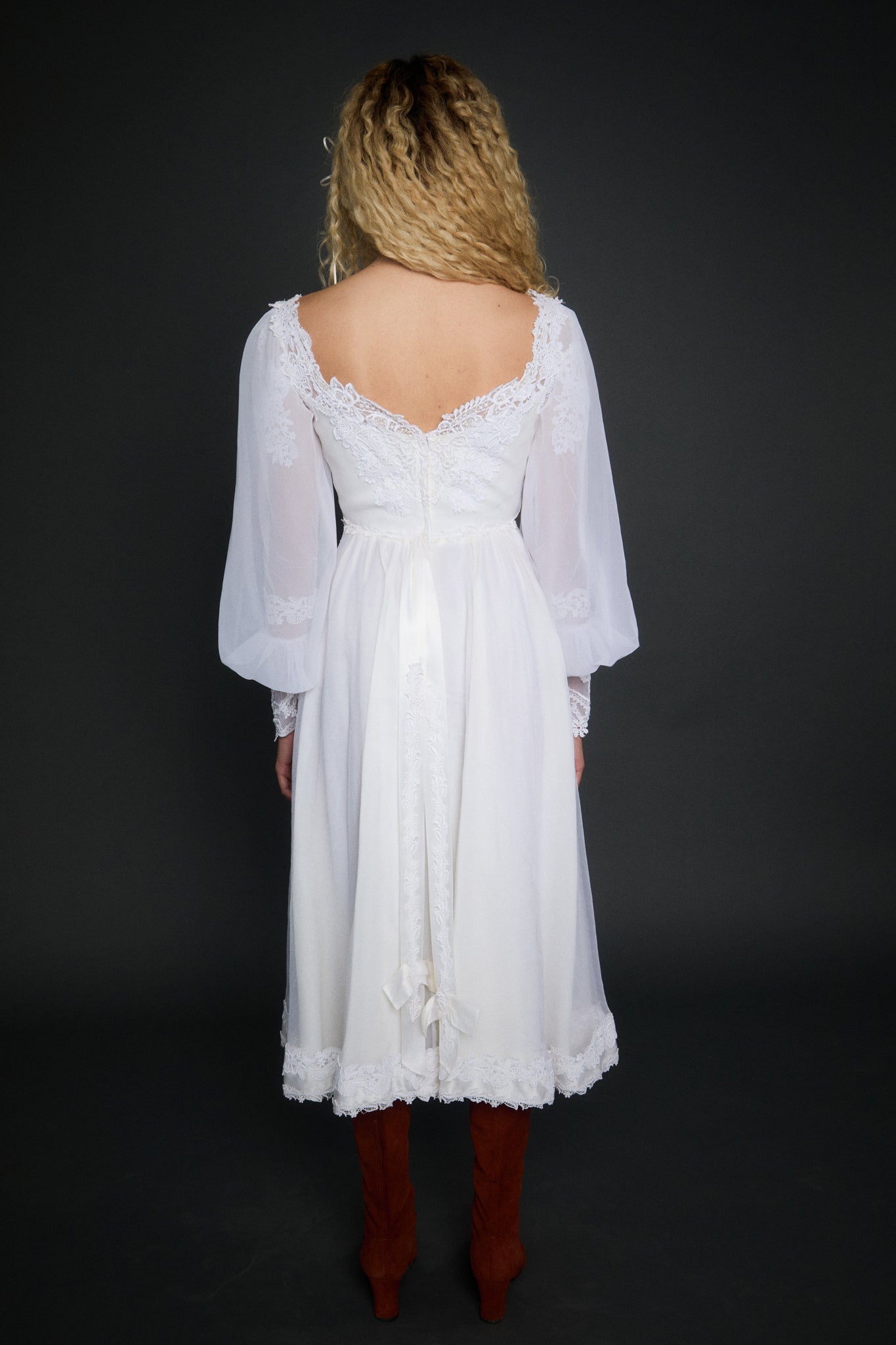 Rosetta Appliqué Gown - XS