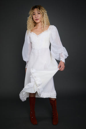 Rosetta Appliqué Gown - XS
