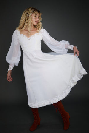 Rosetta Appliqué Gown - XS