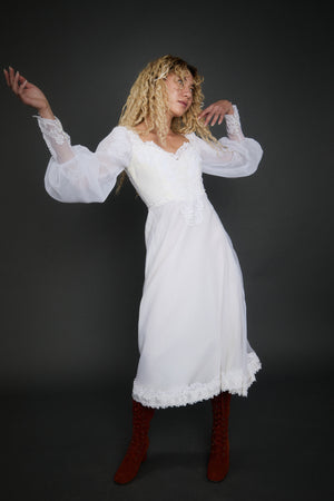 Rosetta Appliqué Gown - XS
