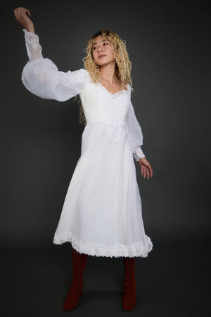 Rosetta Appliqué Gown - XS