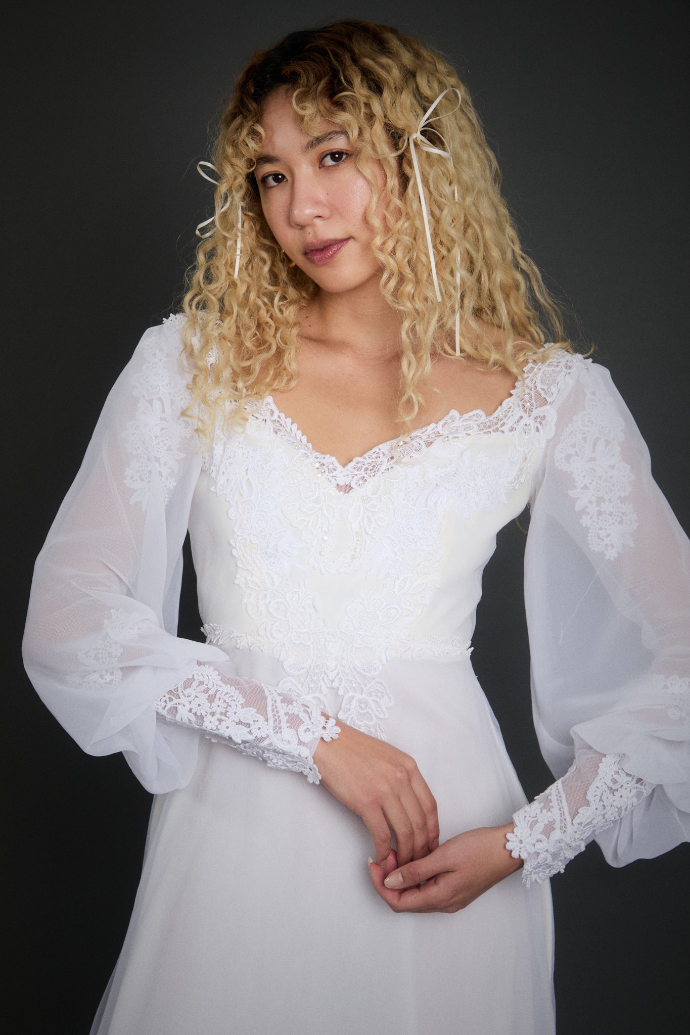 Rosetta Appliqué Gown - XS