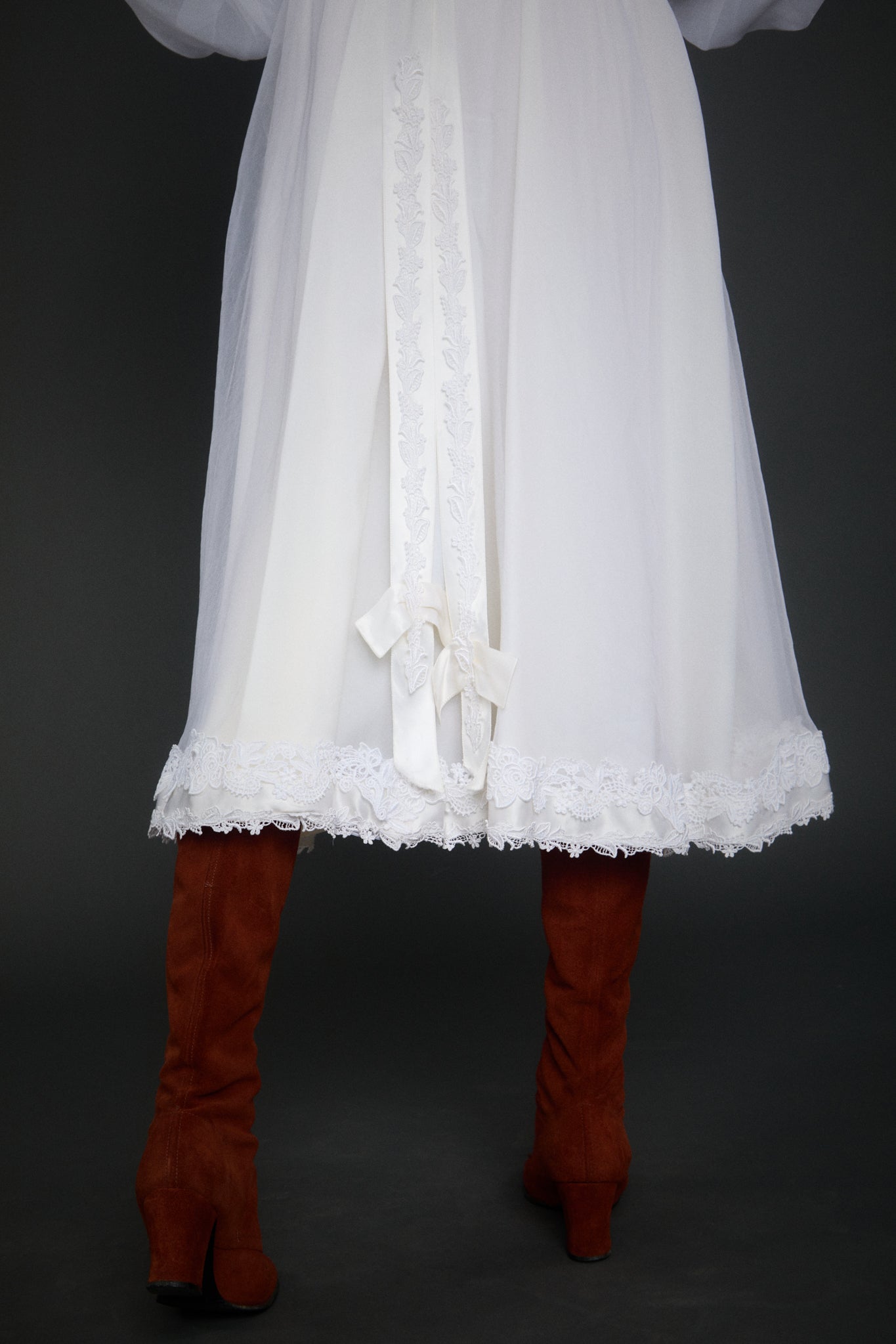 Rosetta Appliqué Gown - XS