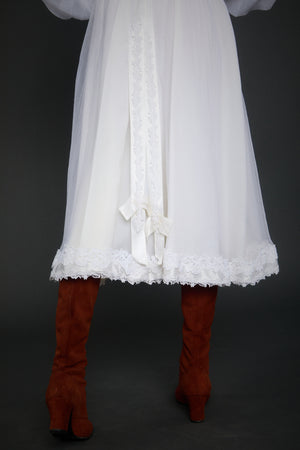 Rosetta Appliqué Gown - XS