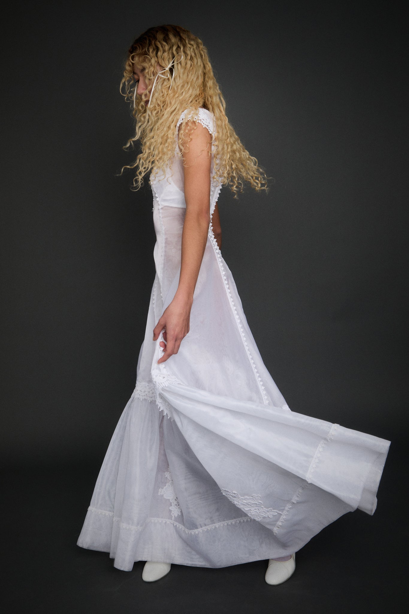 Florence Appliqué Gown - XS