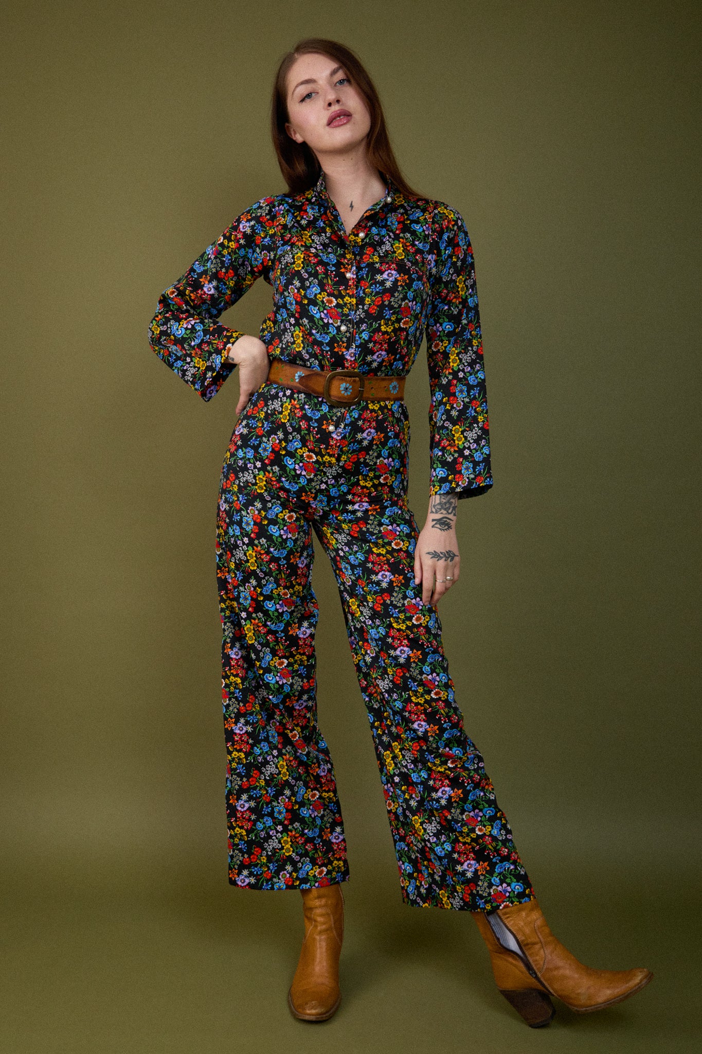 Elvira Botanical Jumpsuit