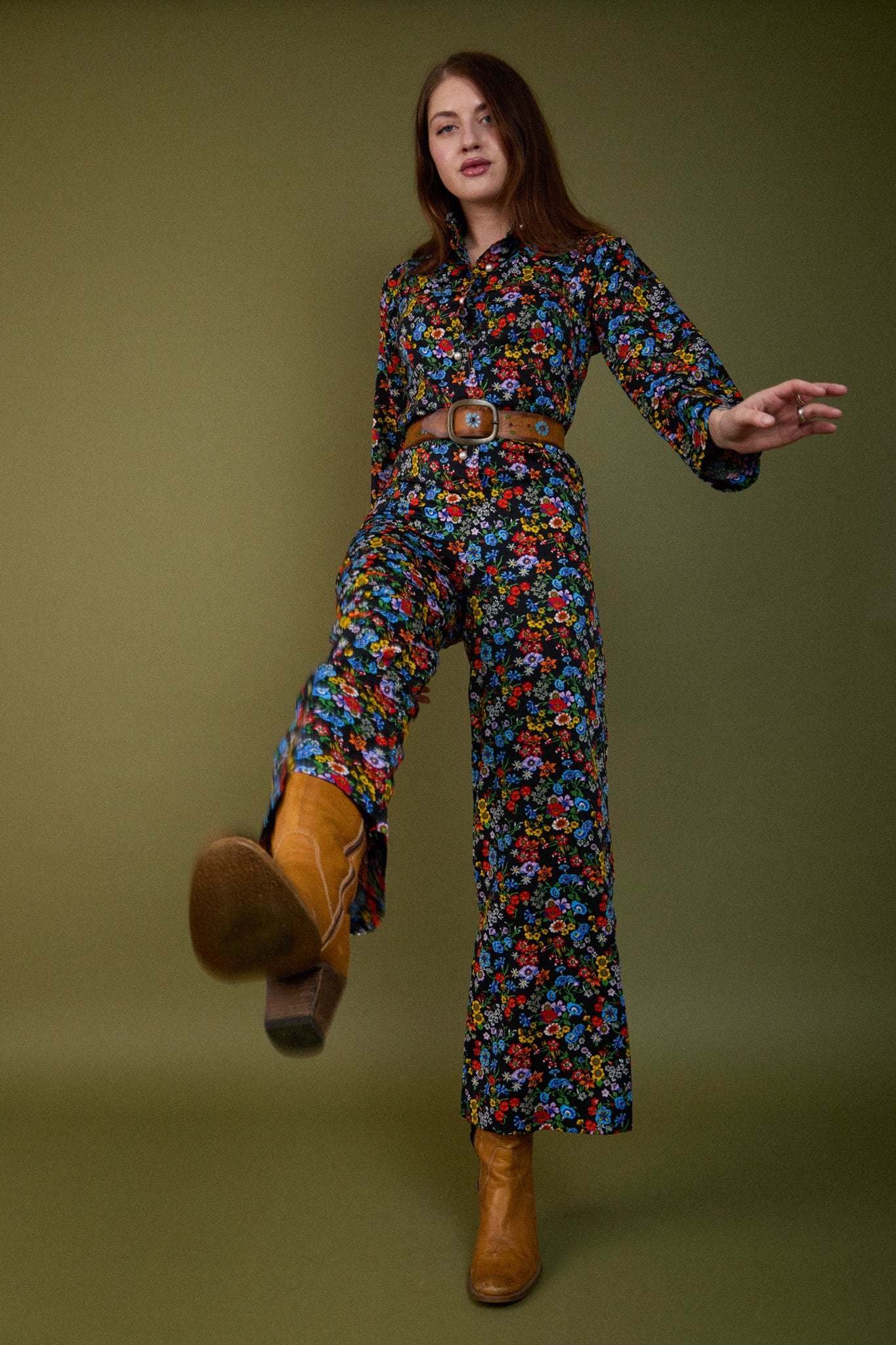 Elvira Botanical Jumpsuit