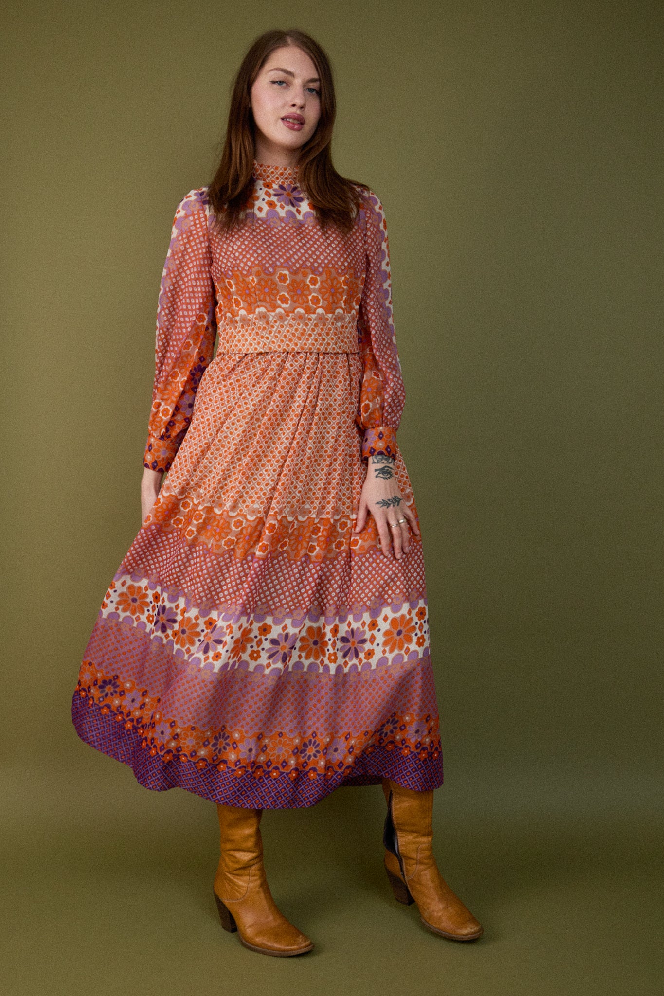 Maricopa Floral Gown