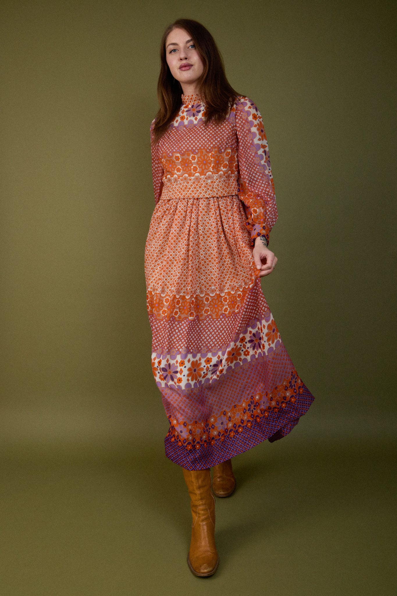 Maricopa Floral Gown