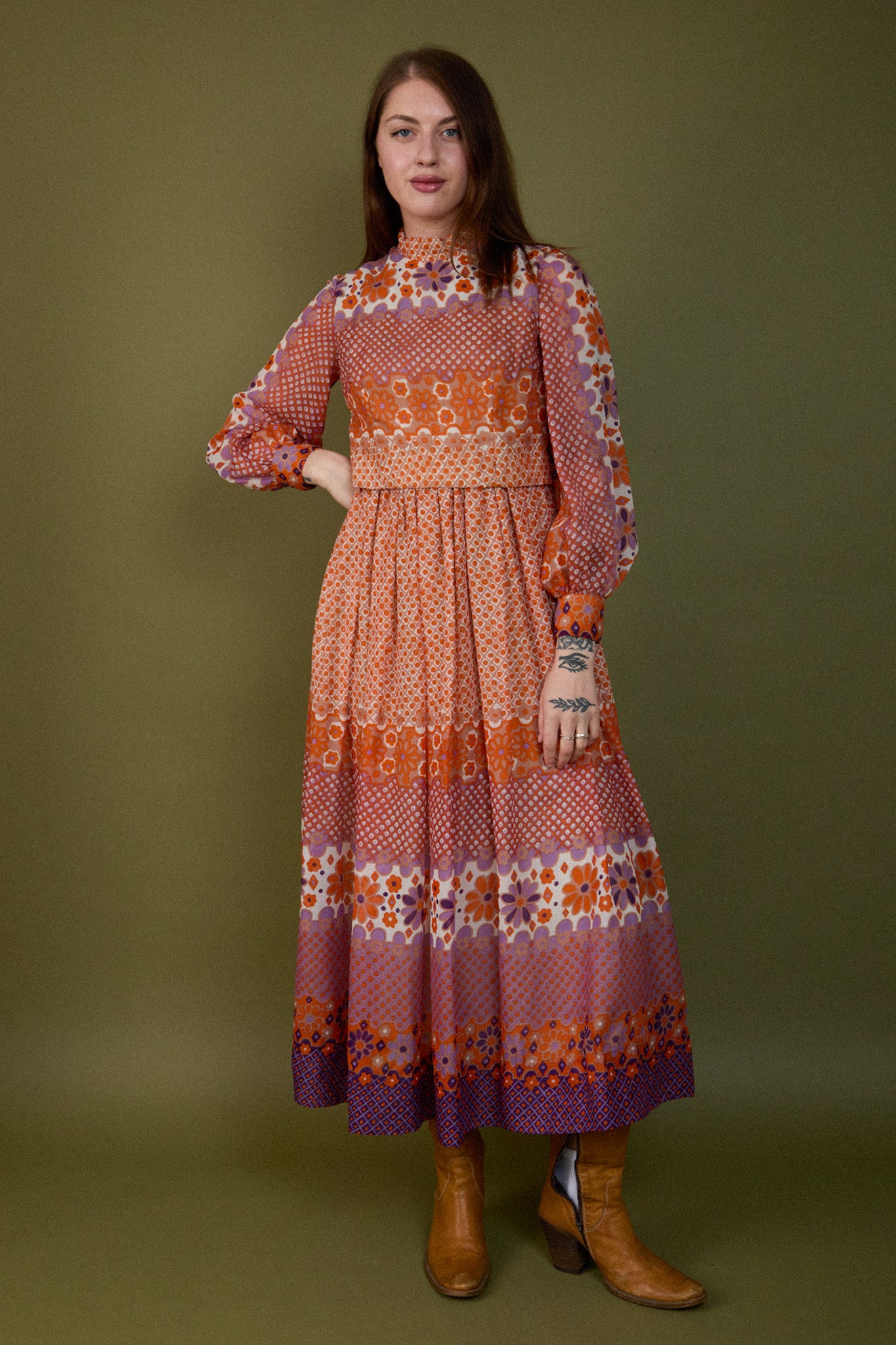 Maricopa Floral Gown