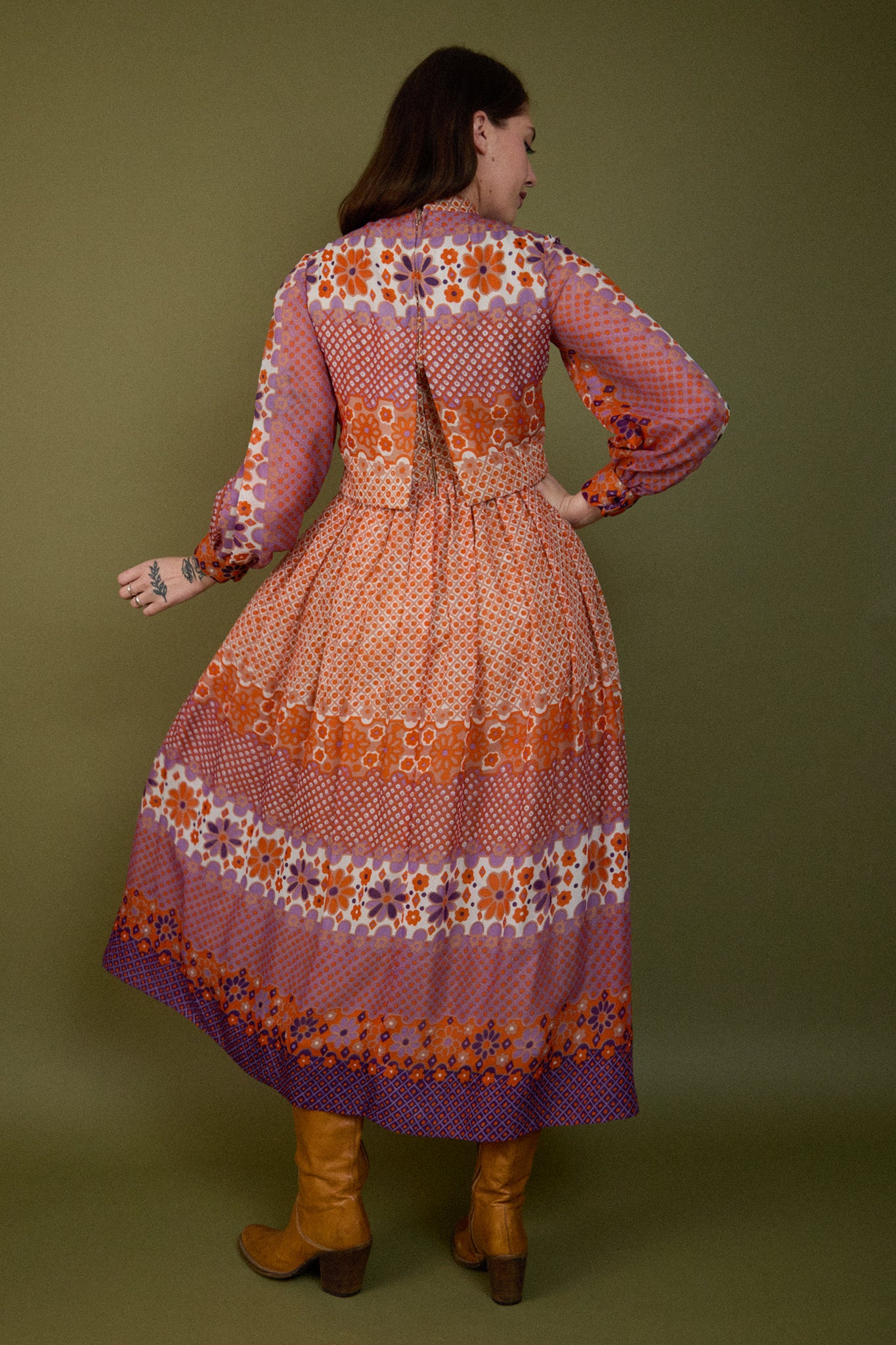 Maricopa Floral Gown