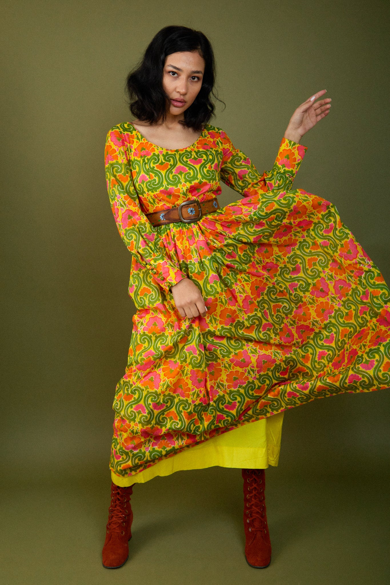 Naomi Psychedelic Gown