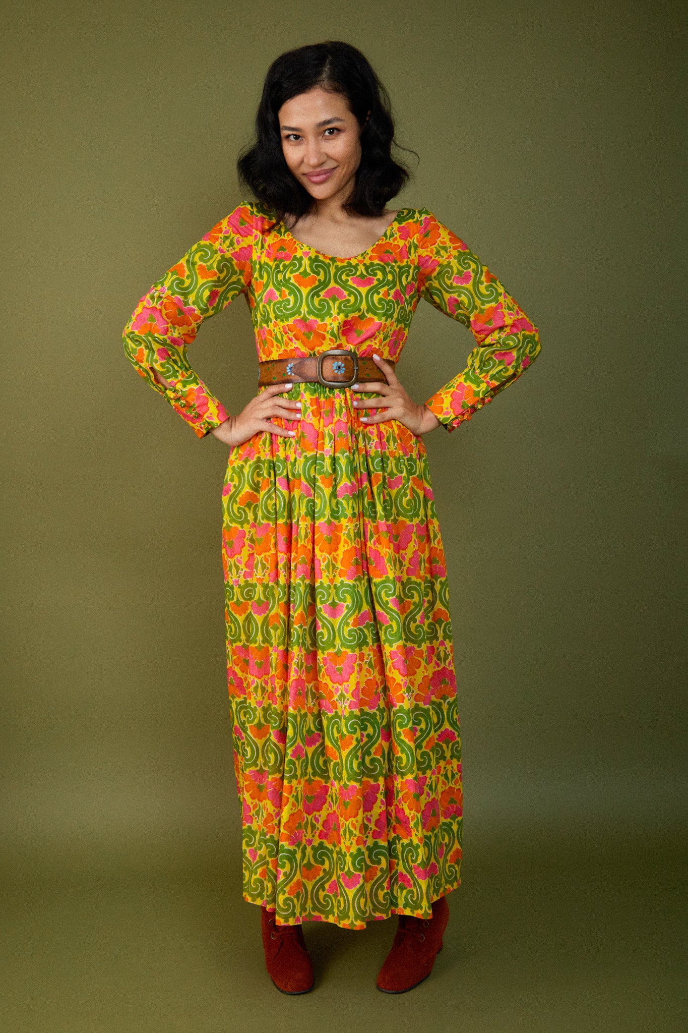 Naomi Psychedelic Gown