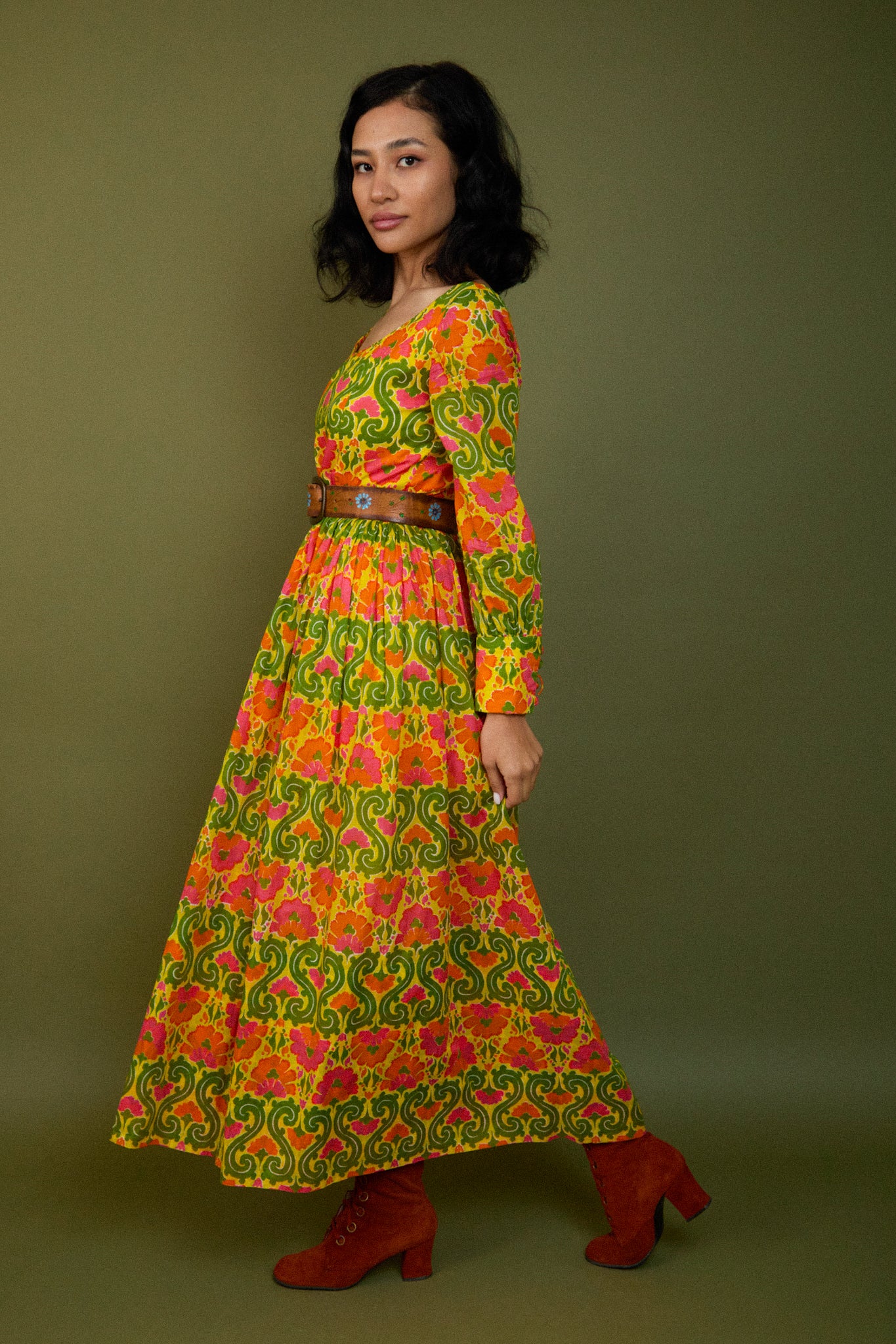 Naomi Psychedelic Gown