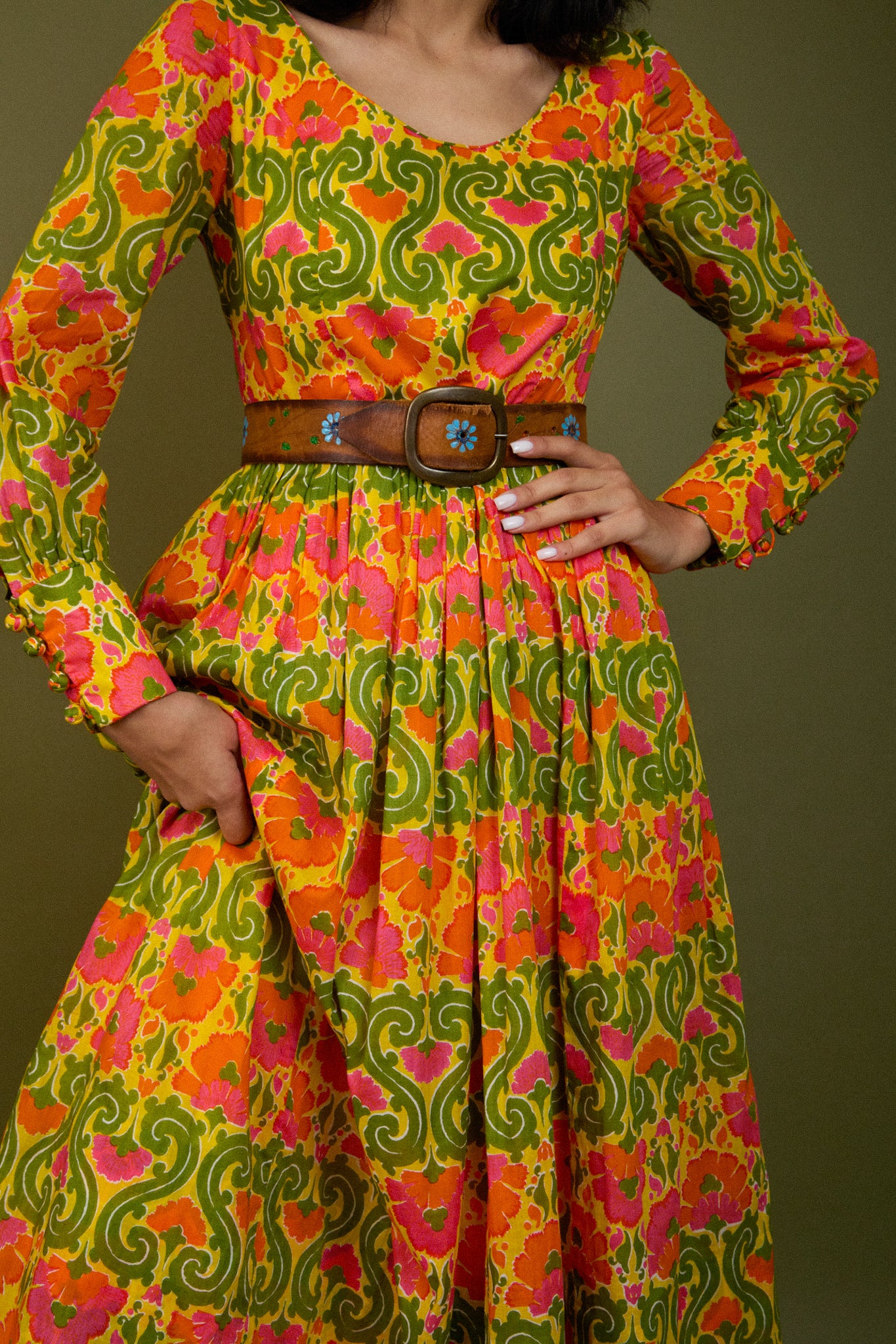 Naomi Psychedelic Gown