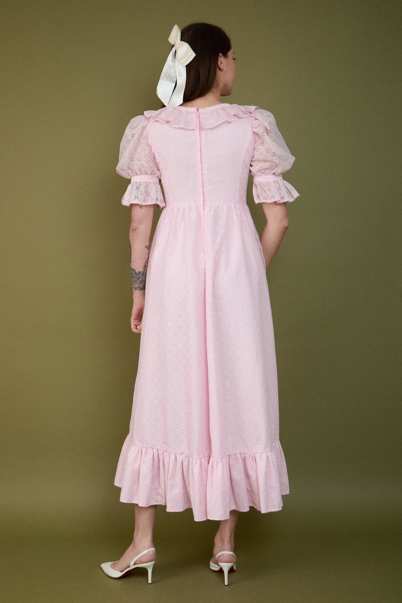 Luna Eyelet Gown