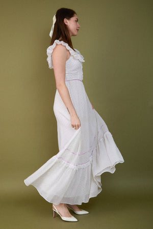 Lilac Ruffle Gown