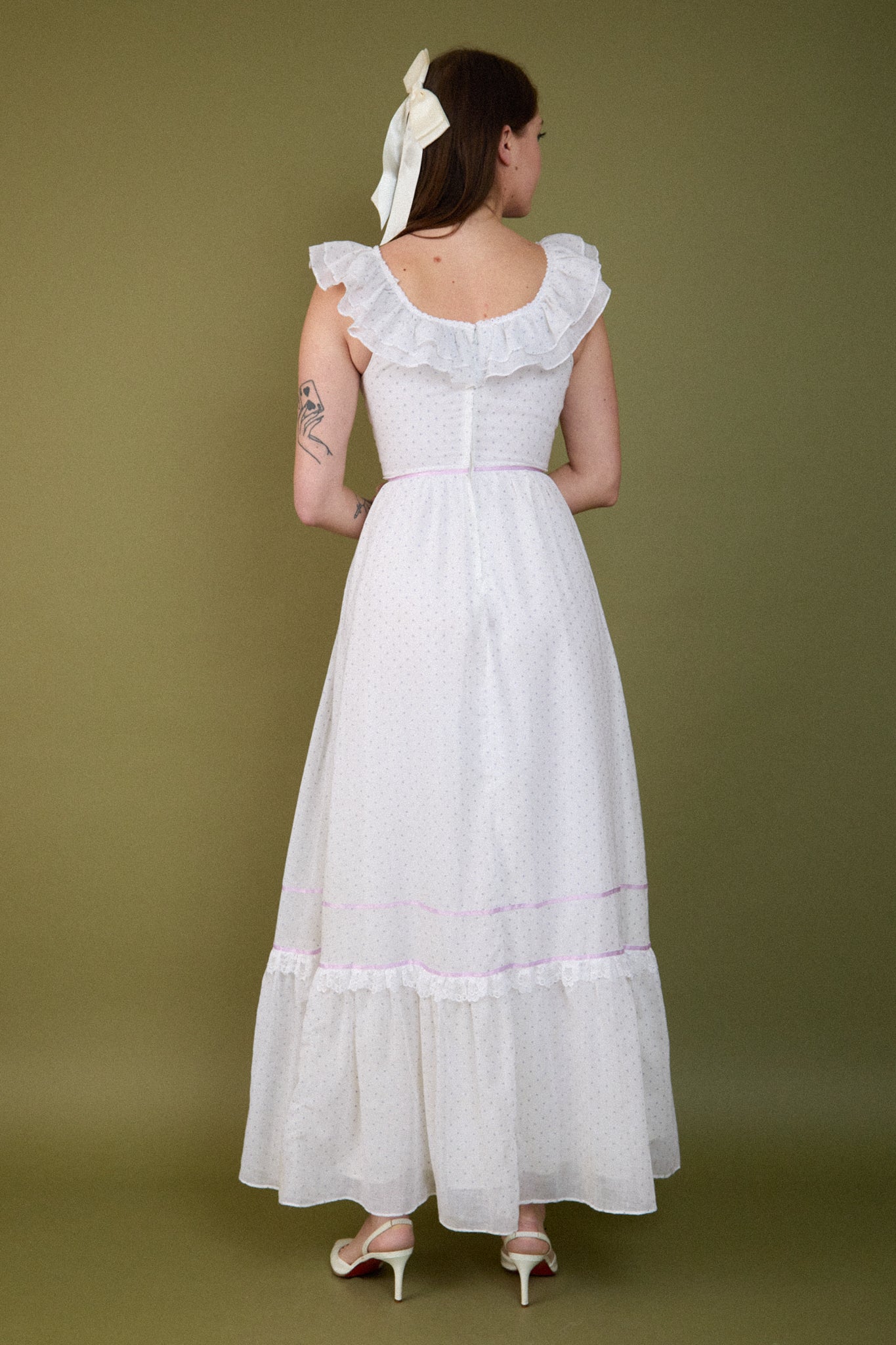 Lilac Ruffle Gown