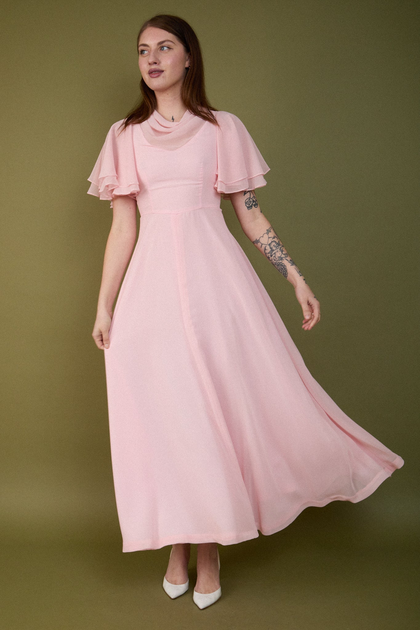 Alma Chiffon Gown