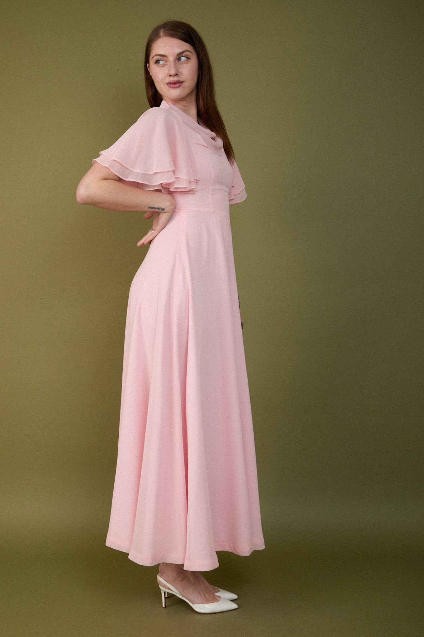 Alma Chiffon Gown