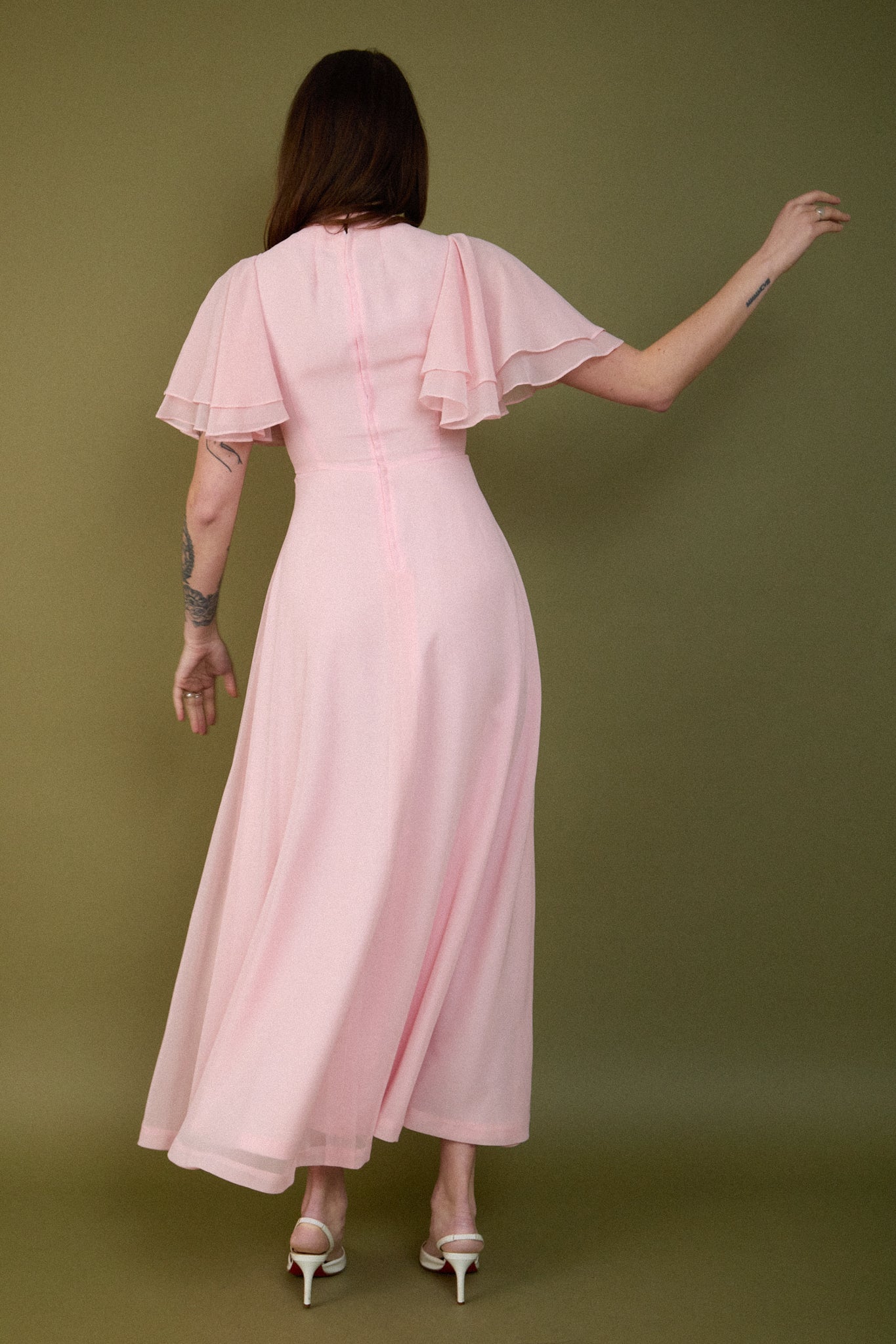 Alma Chiffon Gown