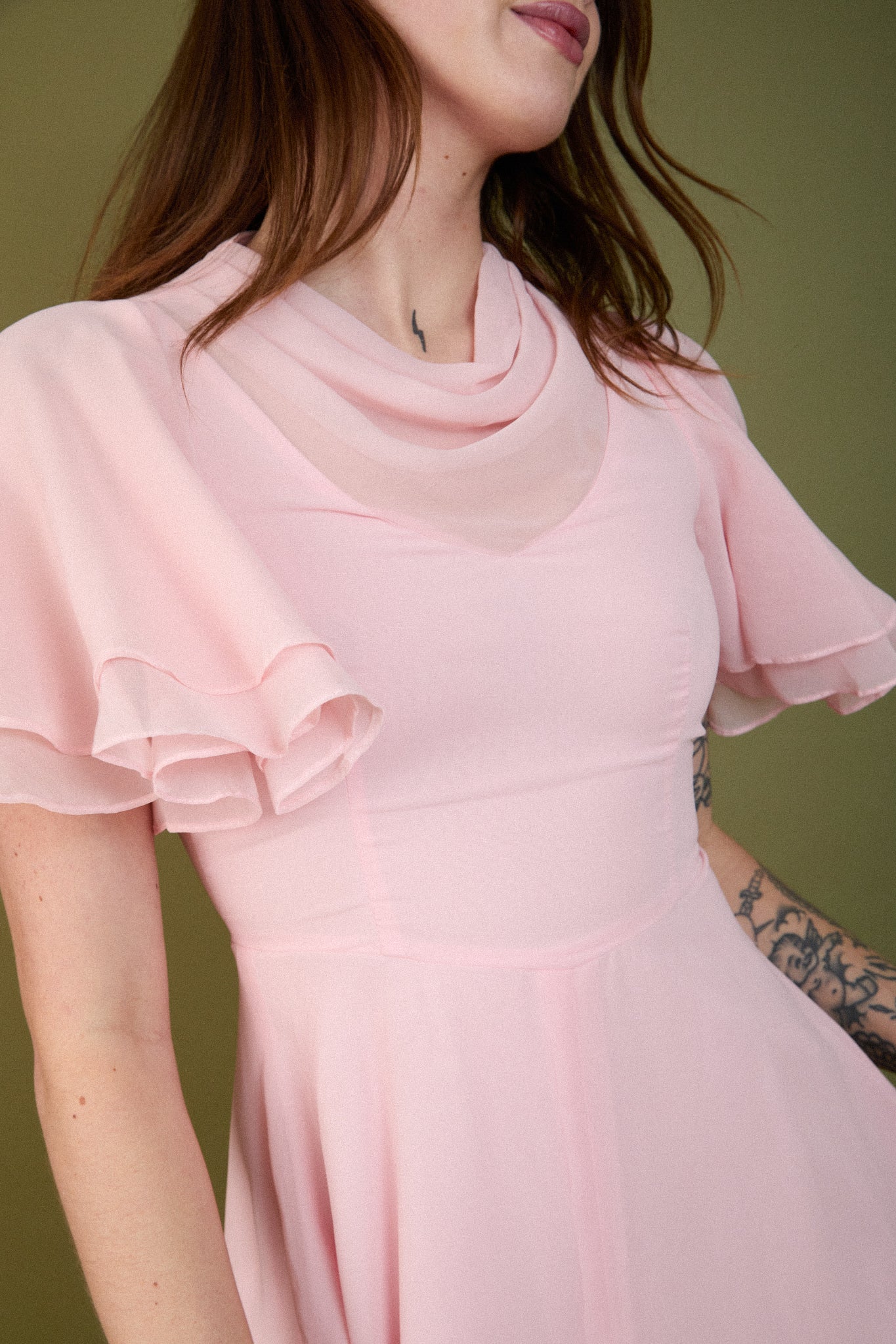 Alma Chiffon Gown