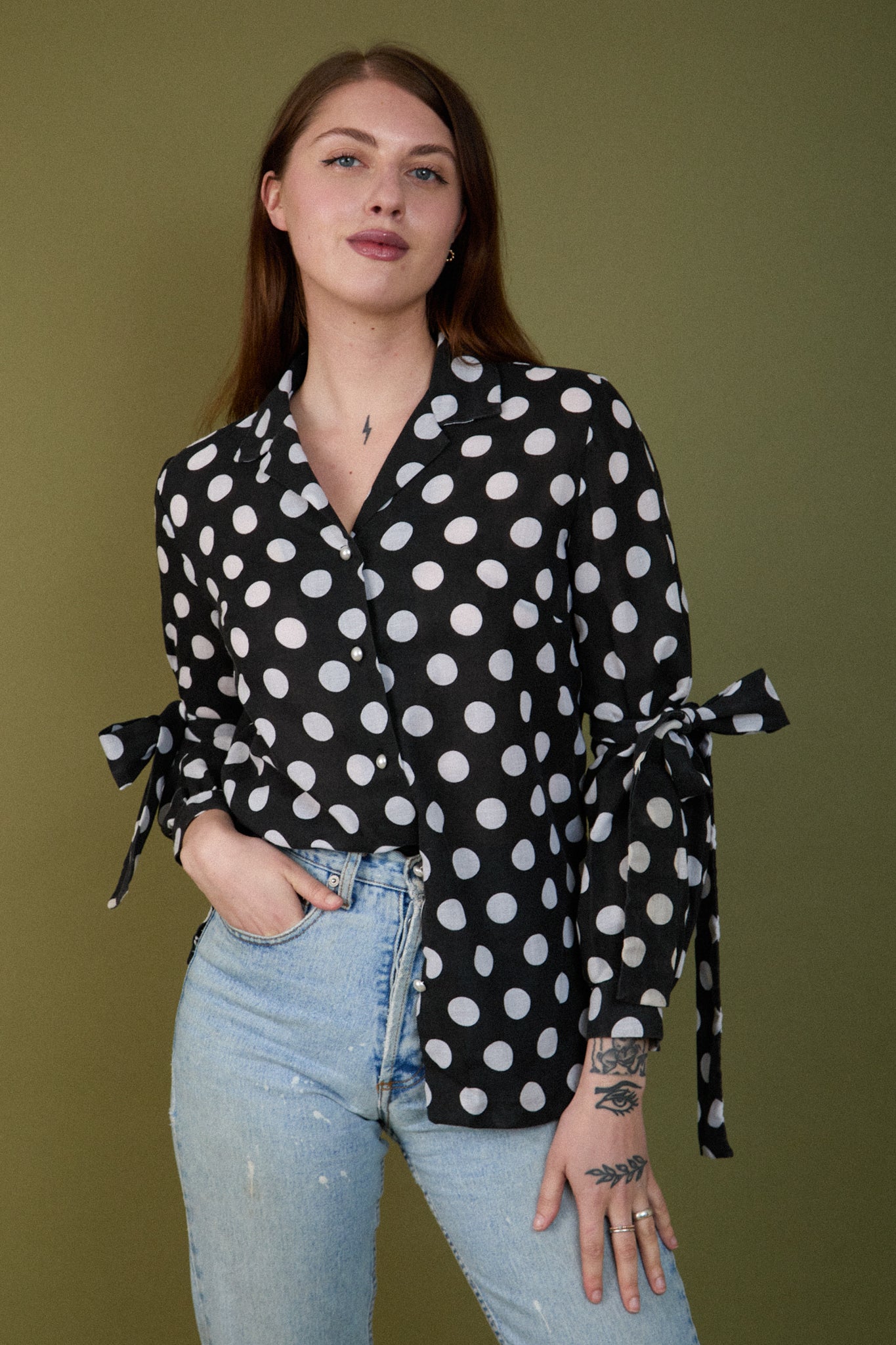 Polka Dot Blouse
