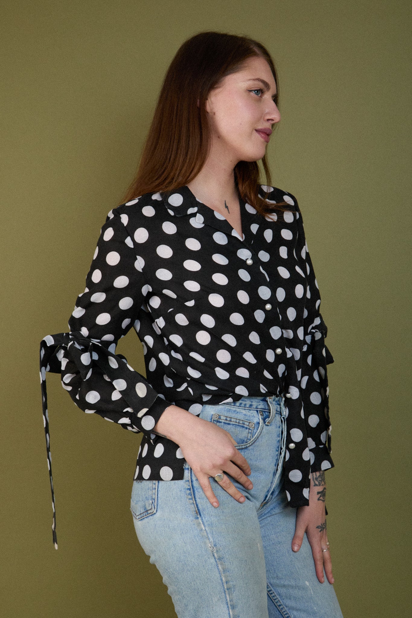 Polka Dot Blouse