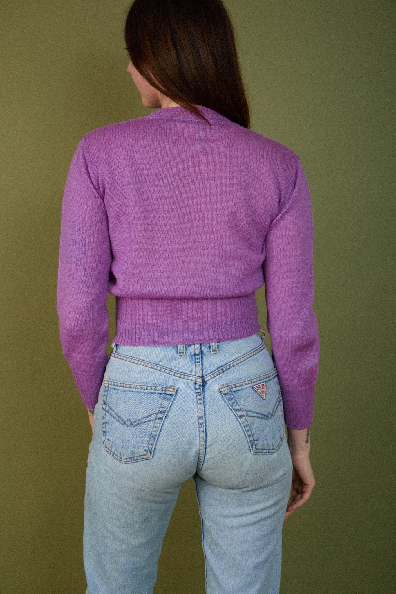 Aubergine Wool Sweater