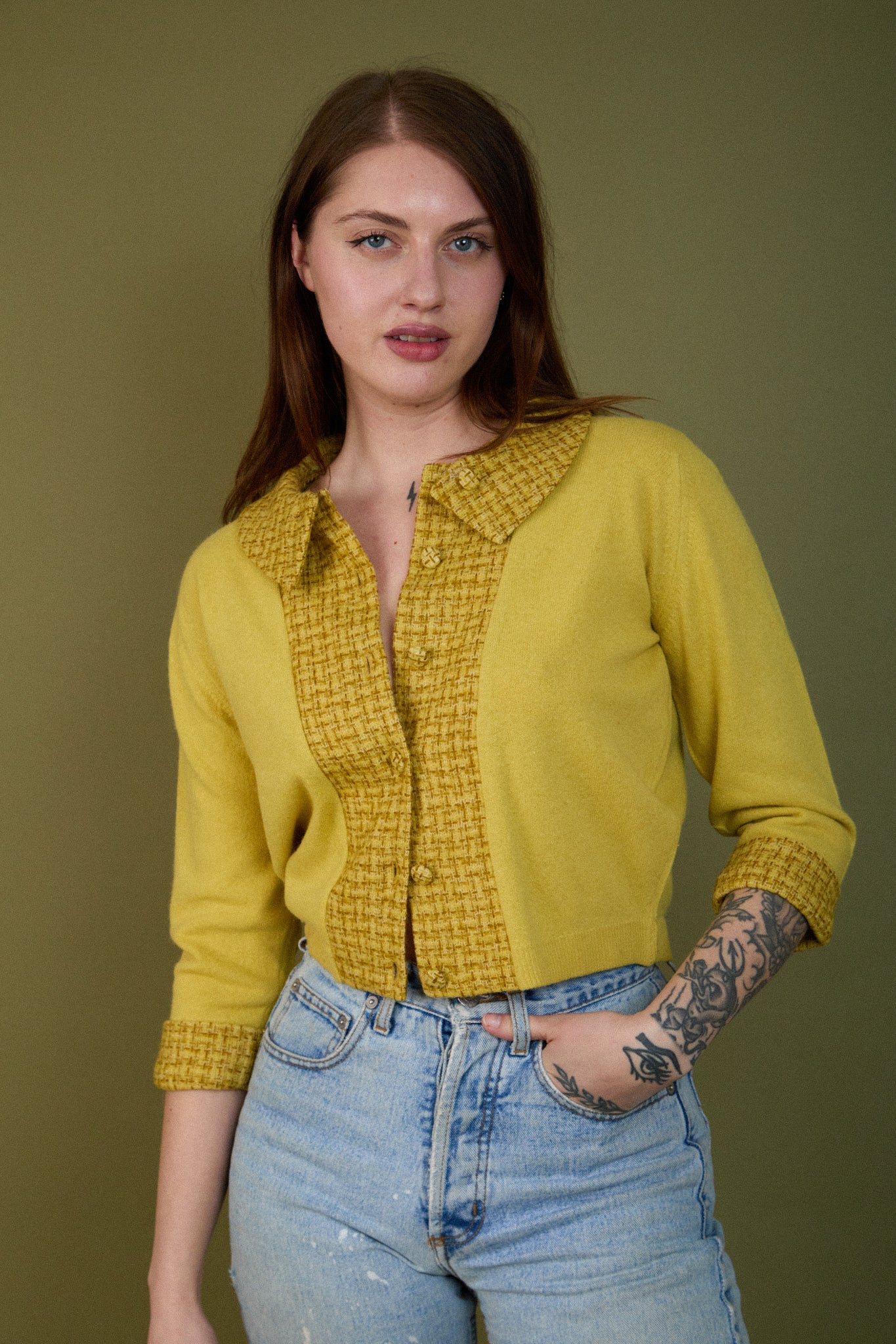 Schiaparelli Tweed Blouse