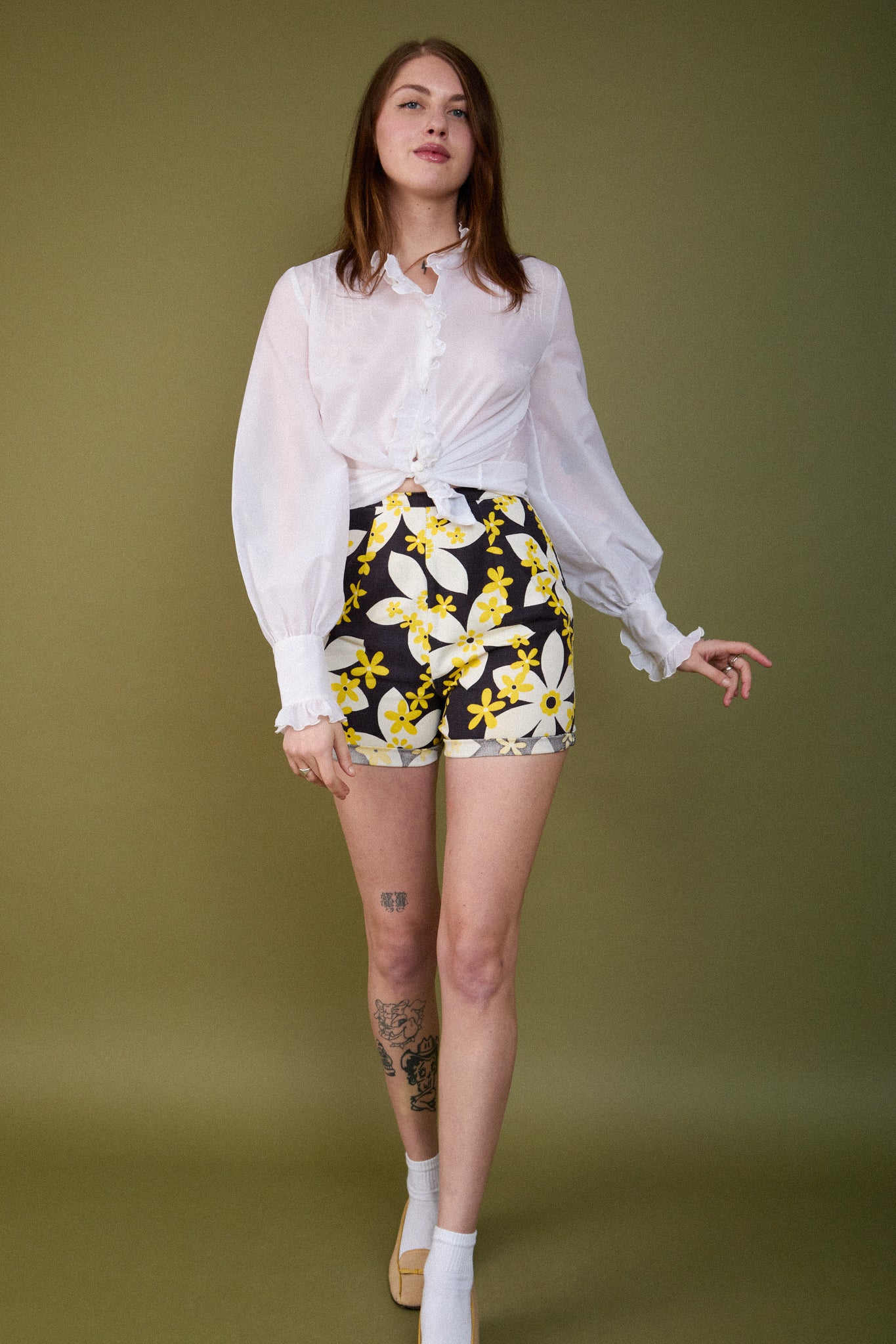 Floral Groove Shorts