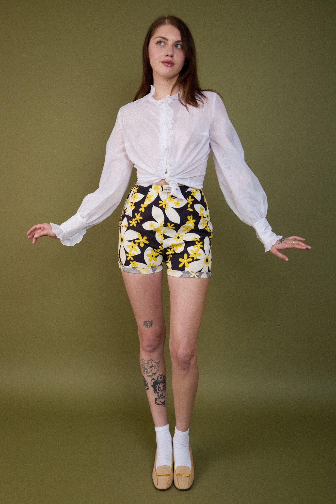 Floral Groove Shorts
