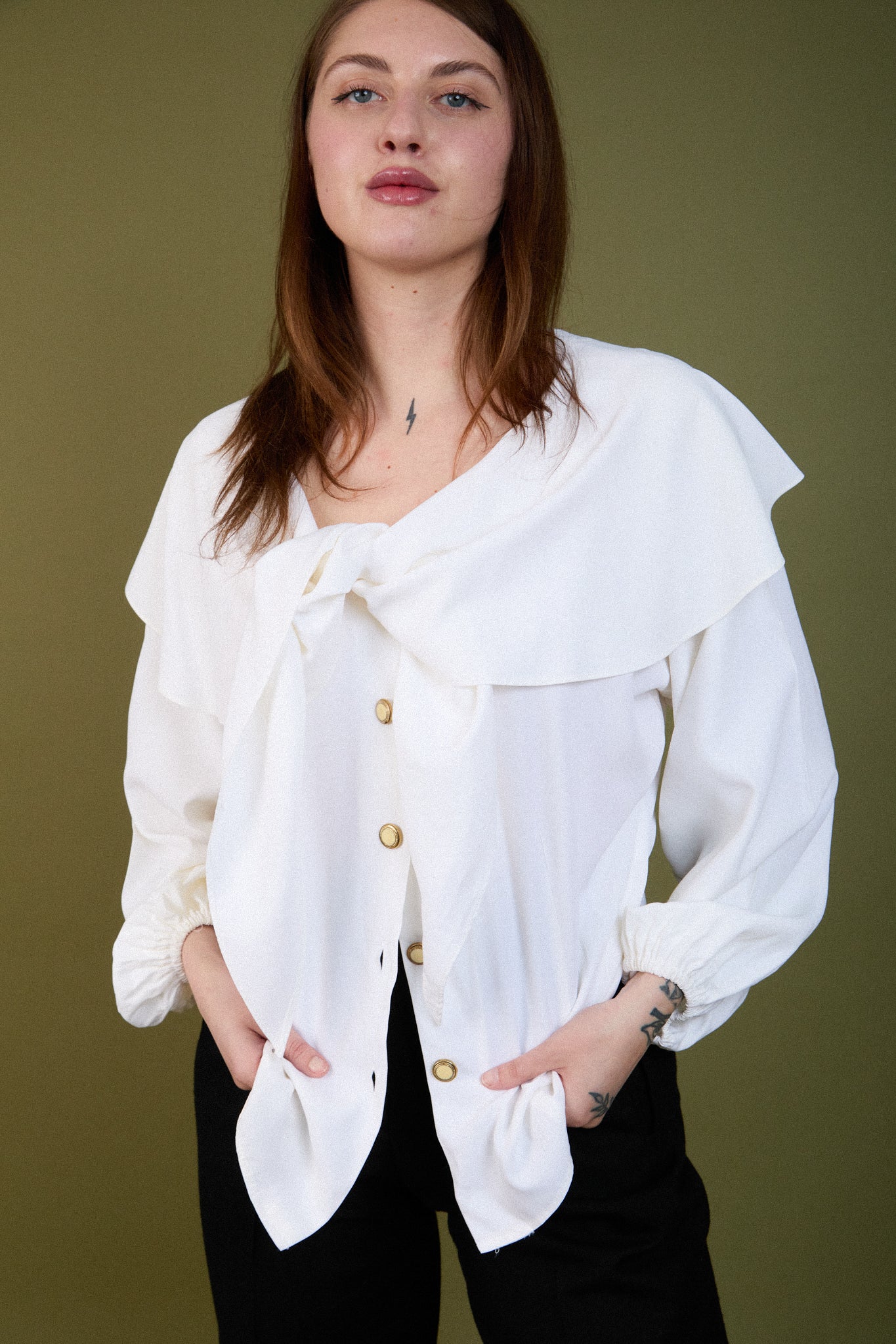 Olivia Ruffle Blouse