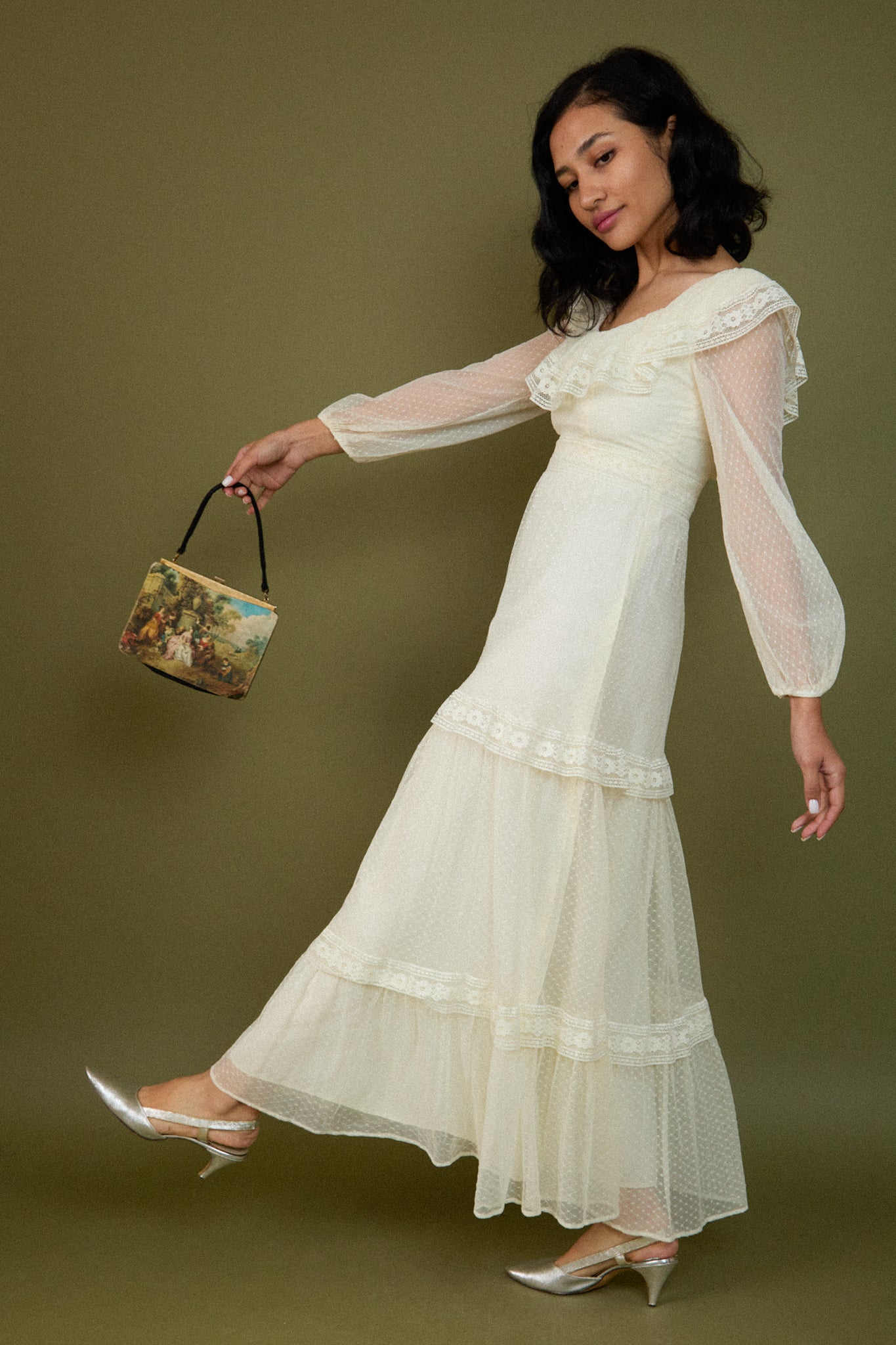 Delia Lace Gown